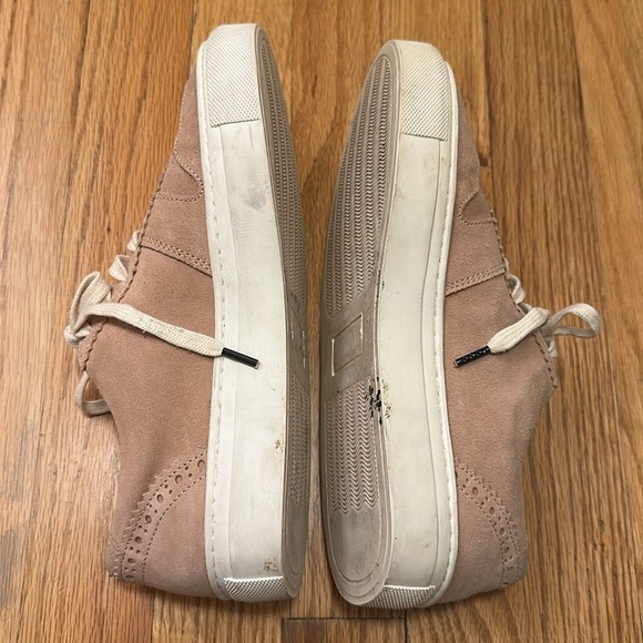 Ulla Johnson sz EU 37 US 6.5 Kai light pink suede sneakers great pre owned cond - Picture 3 of 8